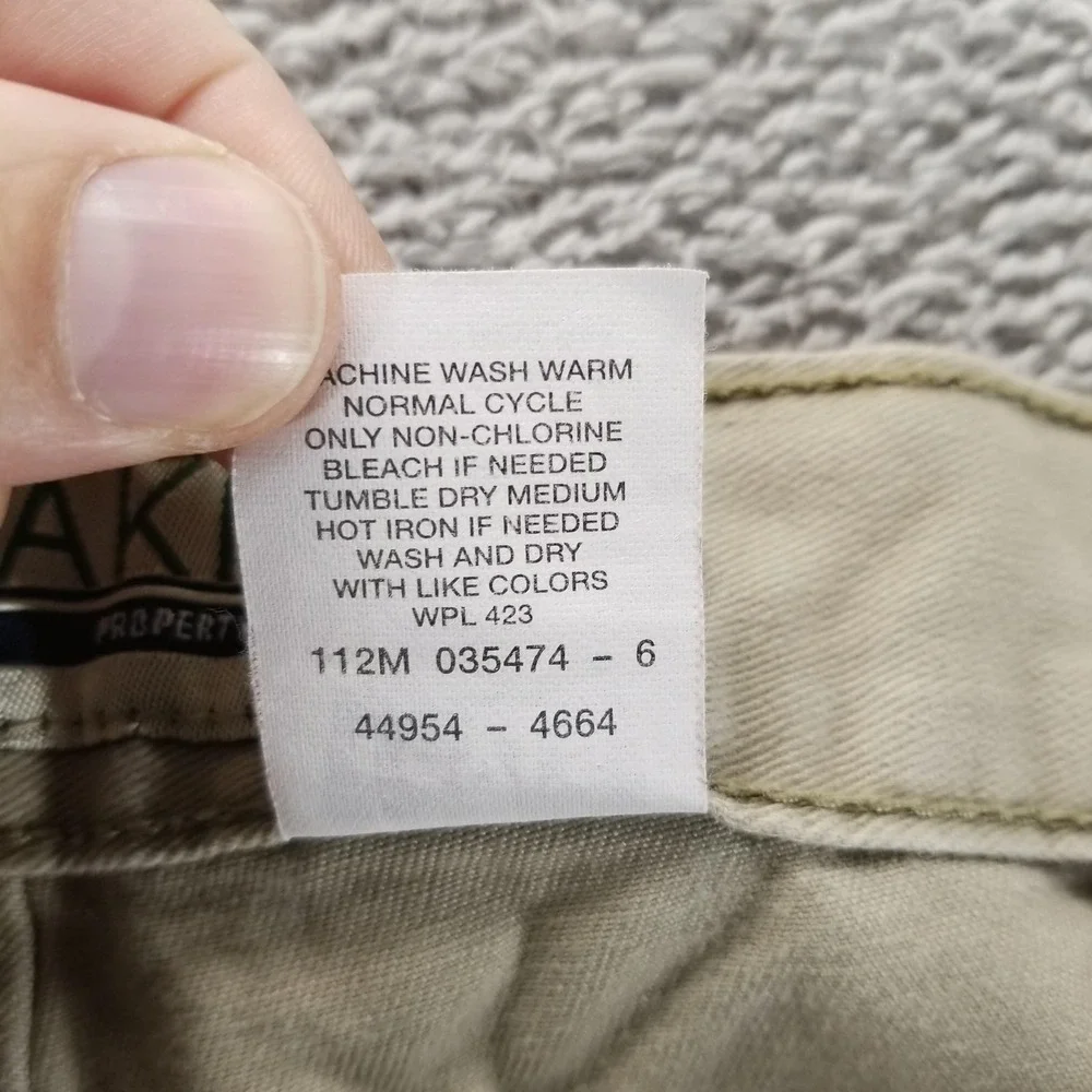 Silvertab Pants Mens 36x30‎ Khakis Cargo Relaxed Workwear Canvas Paratrooper